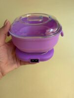 دستگاه ذوب وکس سیلیکونی تاشو Wax Warmer اورجینال  | موم گرم کن 400 میلی‌لیتری 100 وات